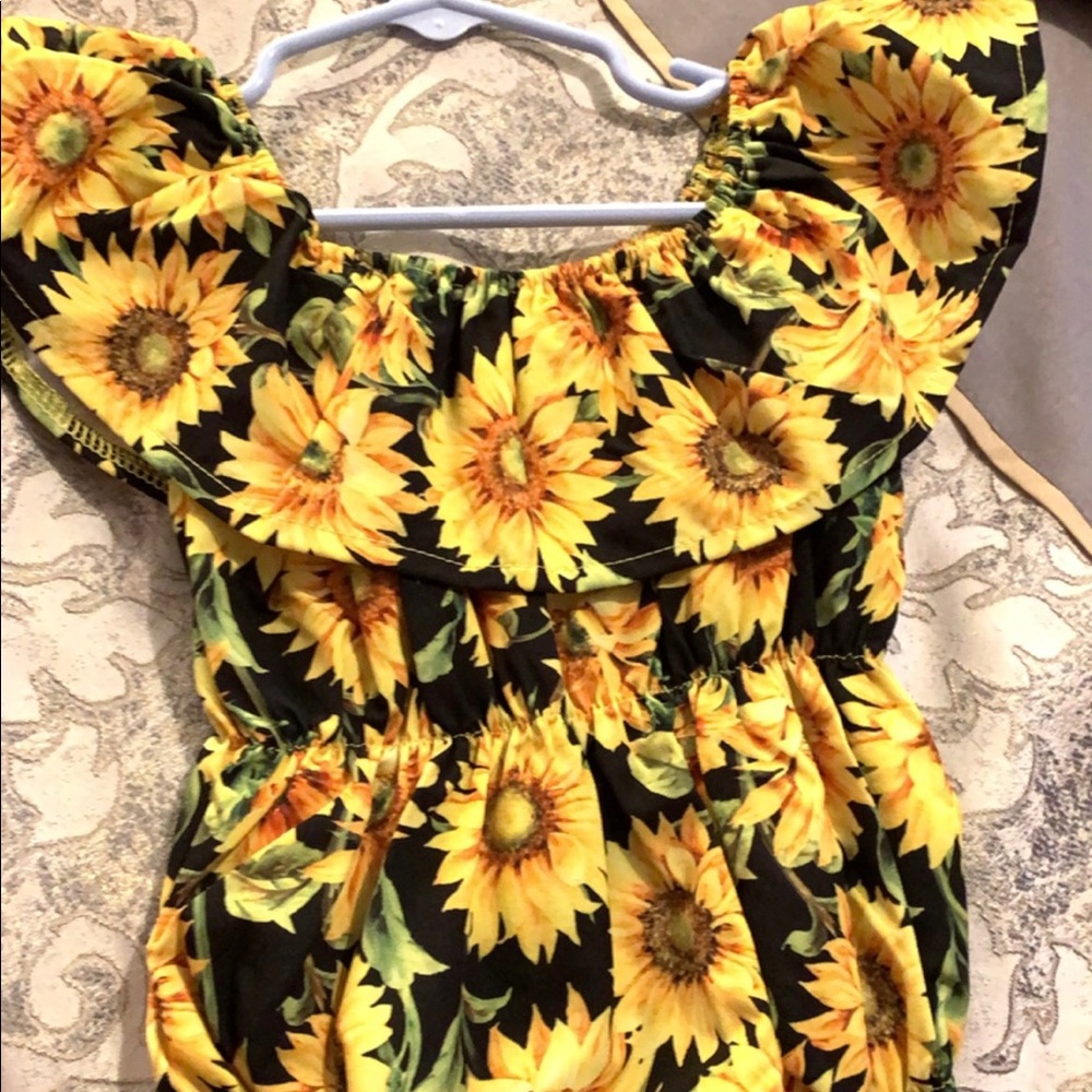 Sunflower onesie